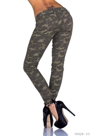 Mørke camo jeans